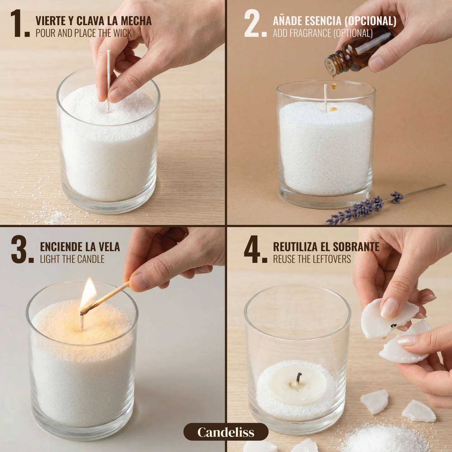 Velas perladas Candeliss