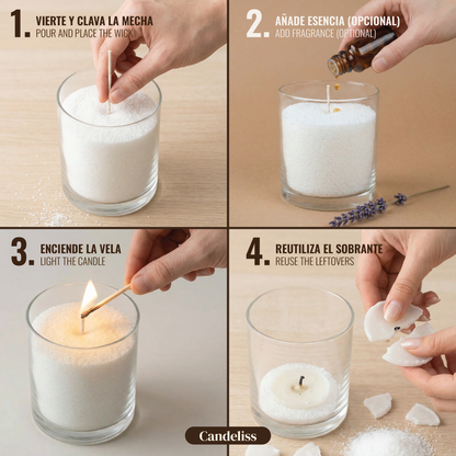 Velas perladas Candeliss