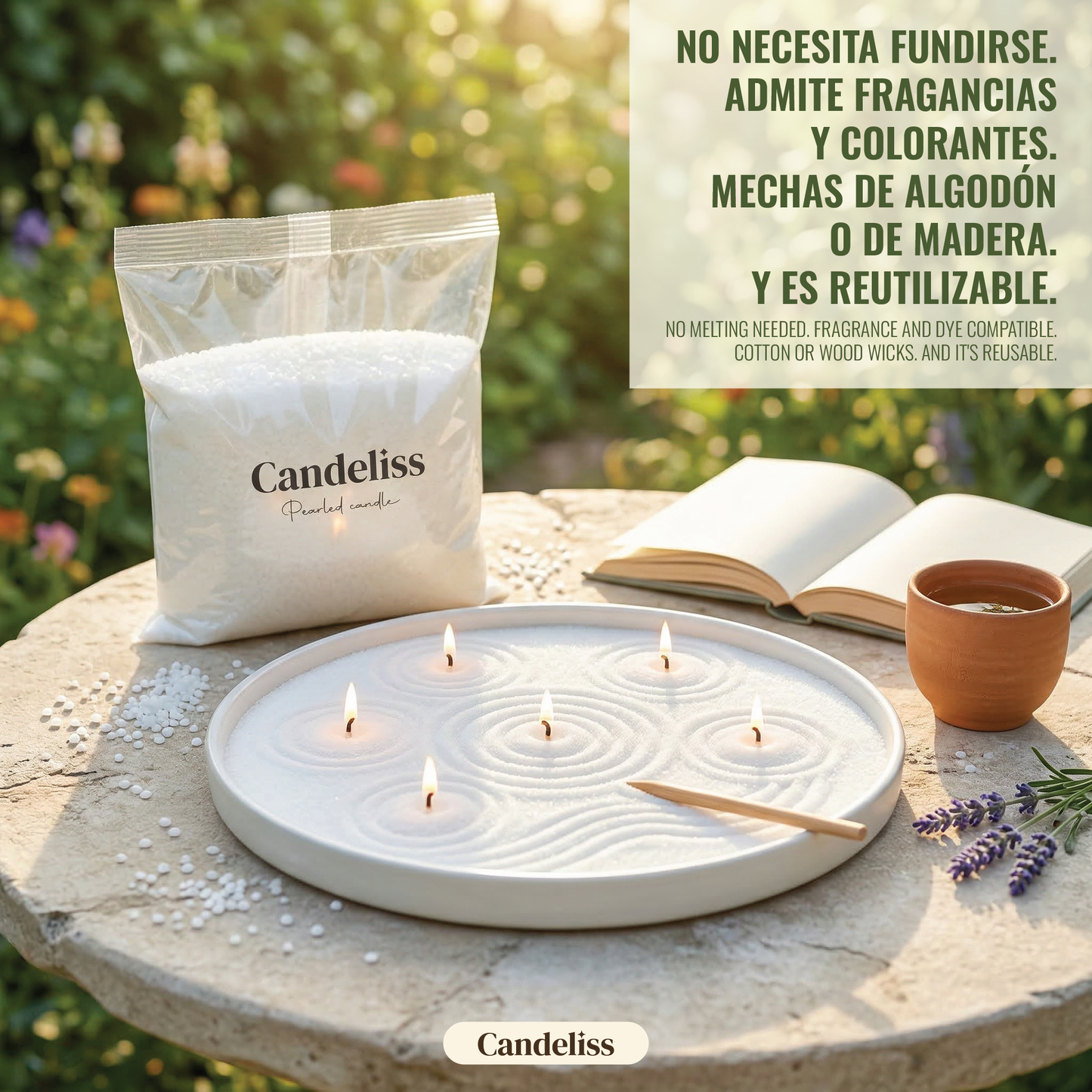 Velas perladas Candeliss