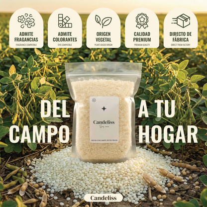 Cera de Soja para Velas