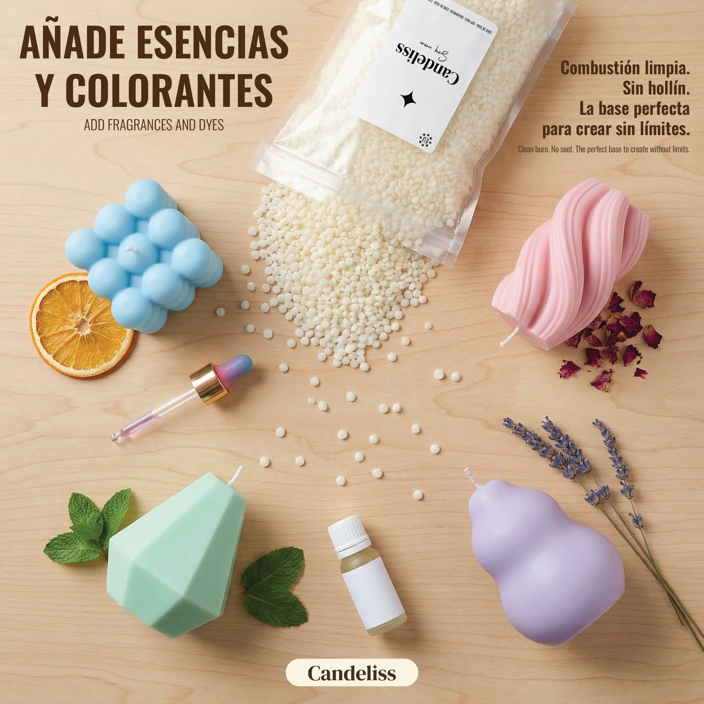 Cera de Soja para Velas