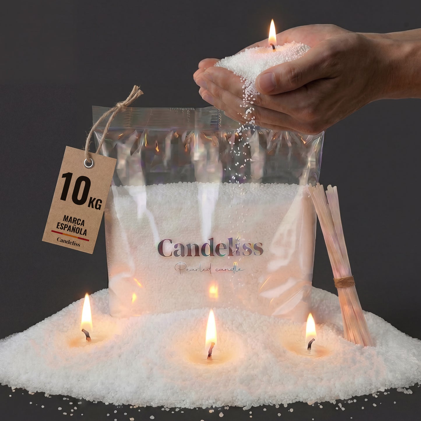 Velas perladas Candeliss