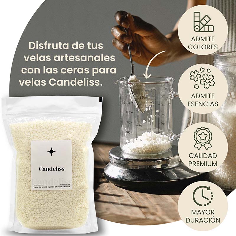 Cera de Soja para Velas